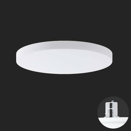 OSMONT 67170 CARINA V2 stropní/nástěnné skleněné polovestavné svítidlo bílá IP44 3000 K 33W LED