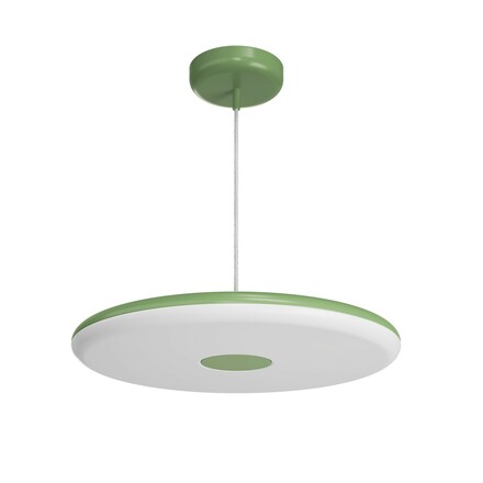 OSMONT ZET60068 ZETA ST2 FP závěsné plastové svítidlo zelená / bílá IP40 3000 K 38W LED
