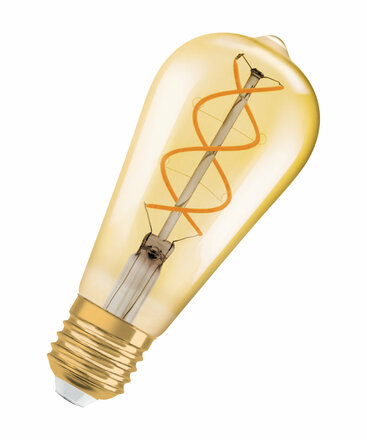 OSRAM Vintage 1906 LED ST64 dim CL Edison FIL GOLD 25 dim 4W/820 E27