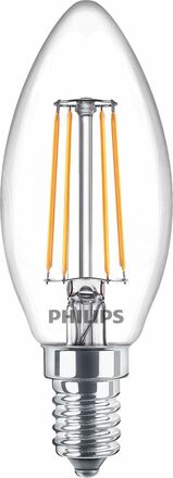 Philips CorePro LEDCandle ND 4.3-40W E14 840 B35 CLEAR GLASS