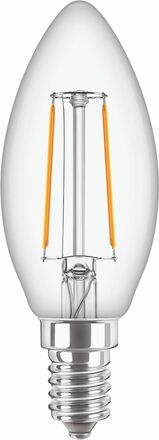 Philips CorePro LEDCandle ND 2-25W E14 B35 827 CLEAR GLASS