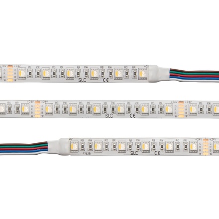 LED pásek SLC LED STRIP RGBW CV 60 5M 12MM 14,4W 490LM RGB/830 IP54