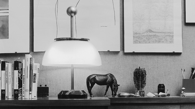 Artemide stolní lampa Alfa E14 2x6W Design Collection