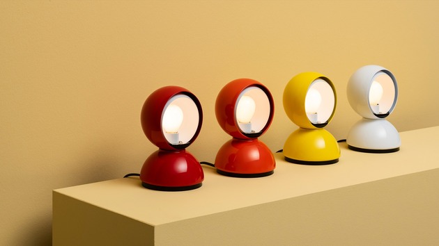Artemide stolní lampa Eclisse Orange E14 5W 220-240V