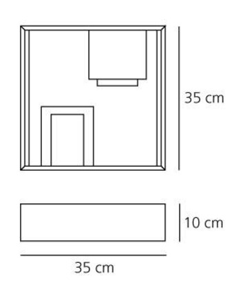 Artemide nástěnné/stolní svítidlo Fato gold 2x4 W E14 220-240 V design Gio Ponti