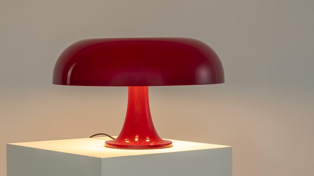 Artemide stolní lampa Nesso E14 4x max 6 W oranžová