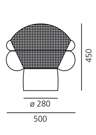 Artemide stolní lampa Patroclo E27 15 W stmívatelná