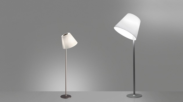 Artemide stojací lampa Melampo Floor 34 W 220-240 V Ecrù