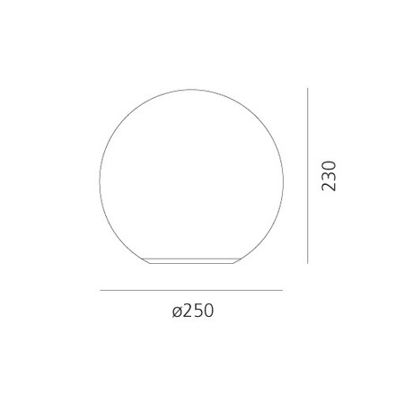 Artemide stolní lampa Dioscuri 25 E27 max 12 W stmívatelná