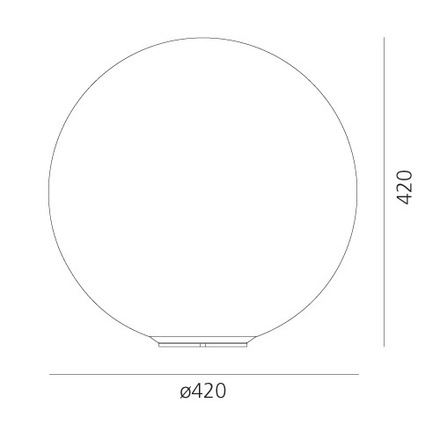 Artemide stolní lampa Dioscuri 42 E27 21W stmívatelná