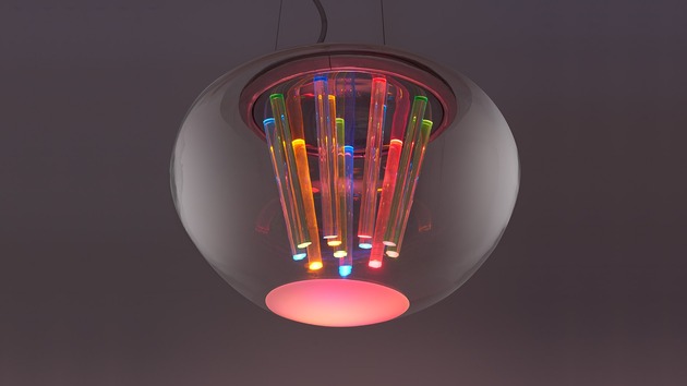 Artemide závěsné svítidlo Spectral Light LED 36,4 W + RGB, 3000K, stmívatelné
