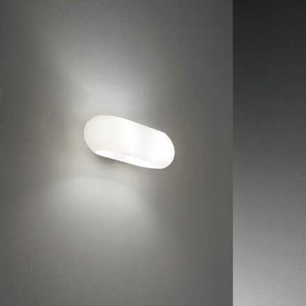 Ideal Lux MORIS AP2 BIANCO SVÍTIDLO NÁSTĚNNÉ 034546