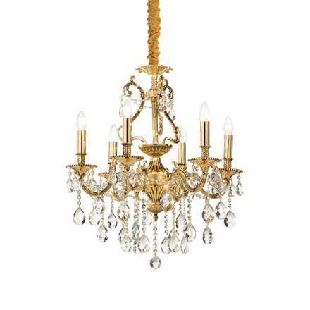 Ideal Lux GIOCONDA SP6 ARGENTO SVÍTIDLO ZÁVĚSNÉ 044927