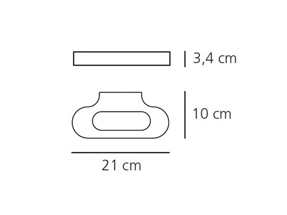 Artemide nástěnné svítidlo Talo HALO 11 W R7s 220-240 V bílá