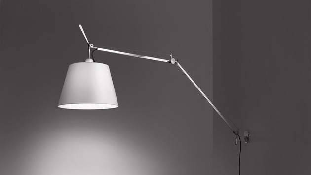 Artemide stolní lampa Tolomeo Mega Table 21 W E27 stmívatelná bez stínítka a základny