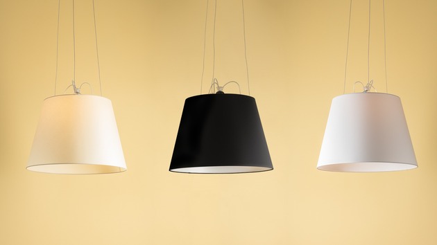 Artemide závěsné svítidlo Tolomeo Mega E27 21W Design Collection hliník bez stínítka