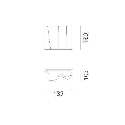 Artemide nástěnné svítidlo Logico Micro Silk E14 6W