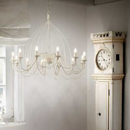 Ideal Lux CORTE SP12 BIANCO ANTICO SVÍTIDLO ZÁVĚSNÉ 097664