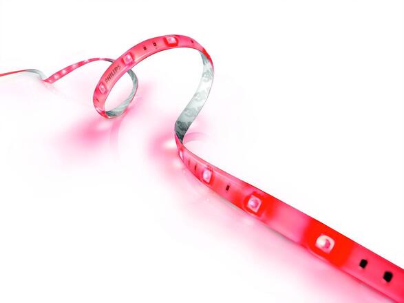 Philips 70102/31/P6 Lightstrip LED pásek 5m 1x17W 450lm RGB krokové stmívání + ovladač IP20, transparentní