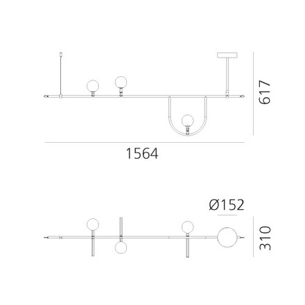 Artemide závěsné svítidlo Yanzi Suspension SC 1 26 W 220-240 V stmívatelné