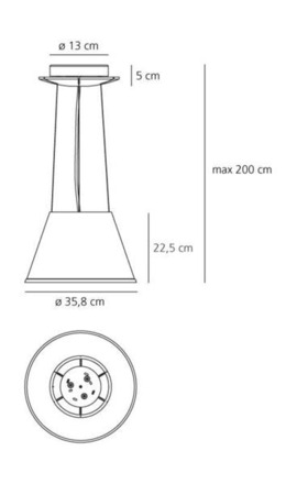Artemide závěsné svítidlo Choose Suspension E27 max 12W Design Collection