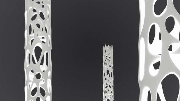 Artemide stojací lampa New Nature 43 W 2700K stmívatelná App