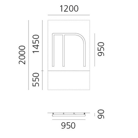 Artemide svítidlo Alphabet of Light M 46 W 3000K