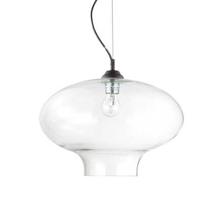 Závěsní svítidlo Ideal Lux Bistro SP1 round fume 120904 šedé 40cm  