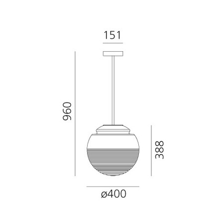 Artemide závěsné svítidlo Vitruvio E27 max 21 W Design Collection černé