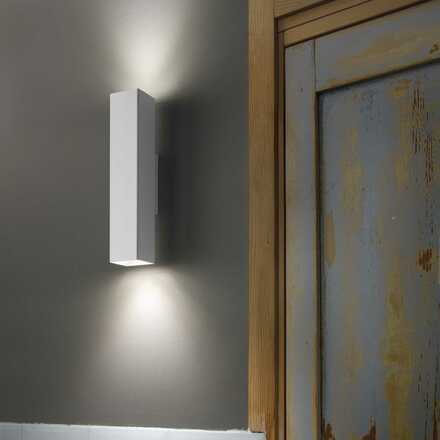 Nástěnné svítidlo Ideal Lux Sky AP2 argento 136882 stříbrné