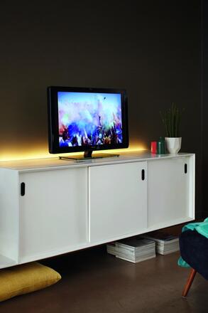 Philips 70101/31/P6 Lightstrip LED pásek 2m 1x8W 180lm RGB krokové stmívání IP20, transparentní