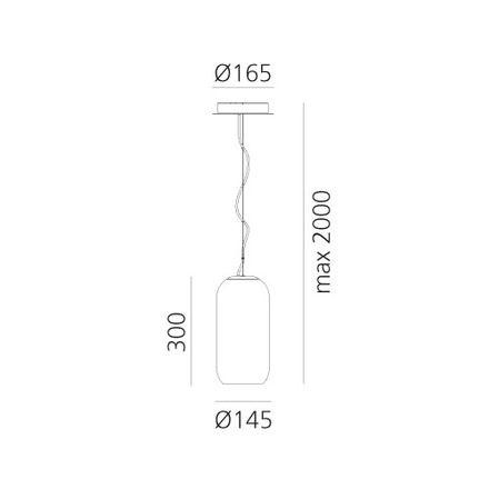 Artemide závěsné svítidlo Gople Mini E14 bílá