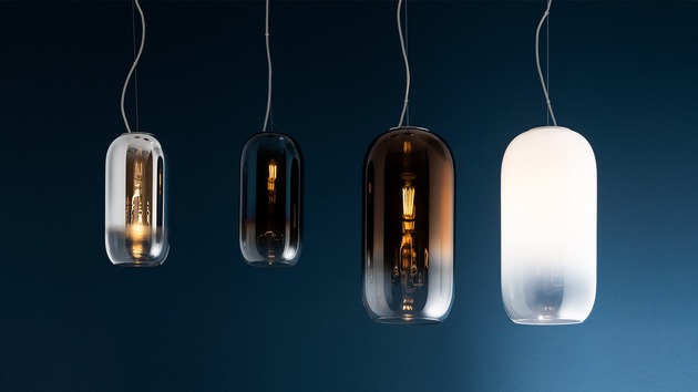 Artemide závěsné svítidlo Gople Mini E14 černá/bronz