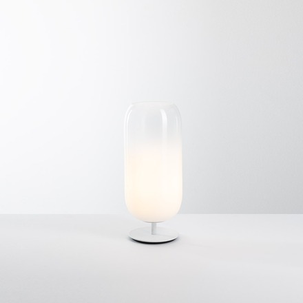 Artemide stolní lampa Gople Mini E14 5W Design Collection bílá
