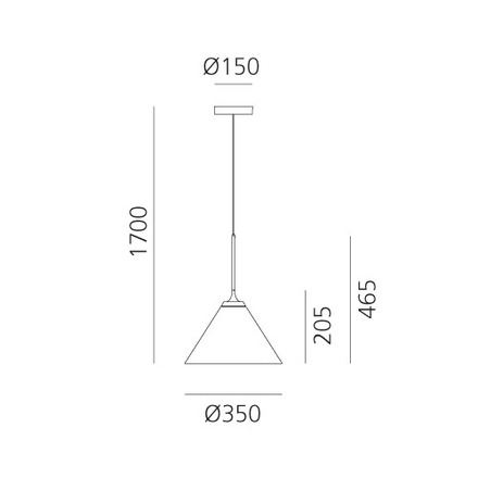Artemide závěsné svítidlo Look at Me 35 20 W LED 3000K stmívatelné černé