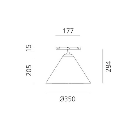 Artemide LED svítidlo Look at Me Cone Track 35 20 W 3000K CRI90 pro lištu