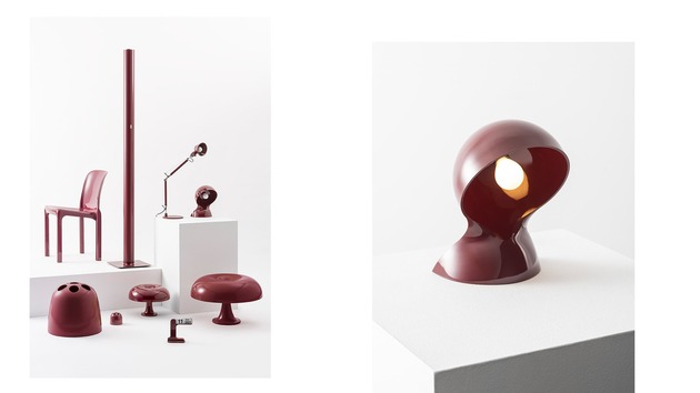Artemide stolní lampa Dalù Design Collection E14 max 6 W bílá