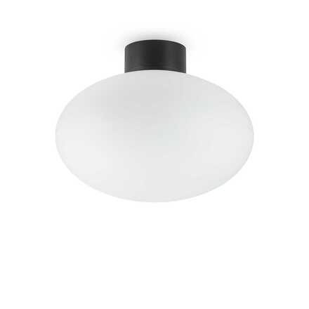 Venkovní stropní přisazená základna Ideal Lux Clio MPL1 Grigio 148854 E27 1x60W IP44 9cm šedá