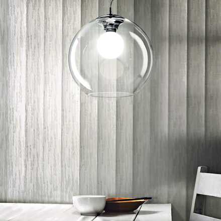 Závěsný lustr Ideal Lux Discovery Fade SP1 149592 šedý 30cm  