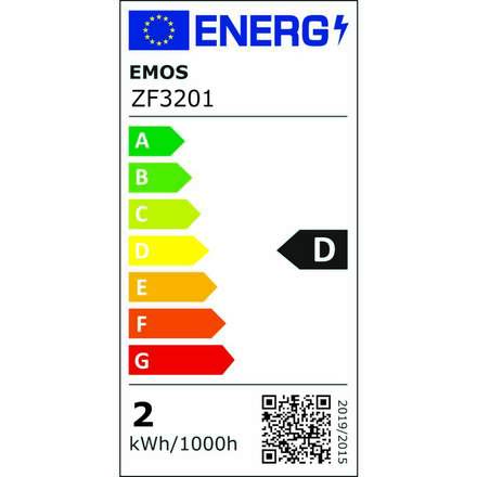 EMOS LED žárovka Filament svíčka / E14 / 1,8 W (25 W) / 250 lm / neutrální bílá ZF3201