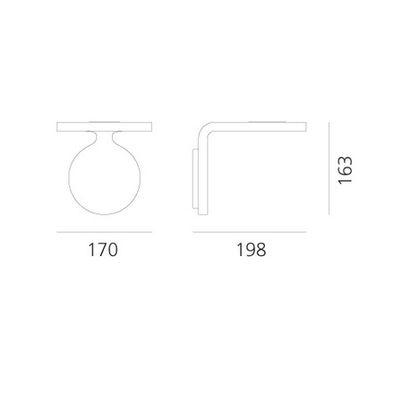 Artemide nástěnné LED svítidlo Rea 17 20 W 3000K