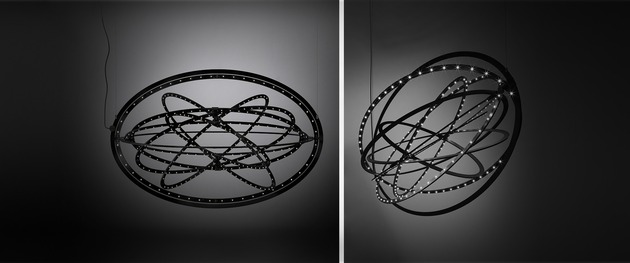 Artemide závěsné svítidlo Copernico 30 W LED 3000K stmívatelné černé