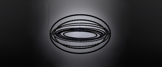 Artemide závěsné svítidlo Copernico 30 W LED 3000K stmívatelné černé