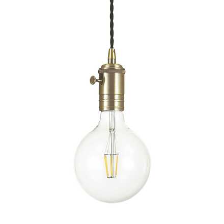 Závěsné svítidlo Ideal Lux Doc SP1 rame antico 163123 E27 1x60W měděné