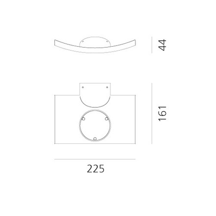 Artemide nástěnné svítidlo Microsurf 20 W 220-240 V 3000K bílé