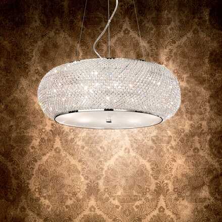 Závěsné svítidlo Ideal Lux Pasha SP14 oro 164984 E14 14x40W 65cm zlaté