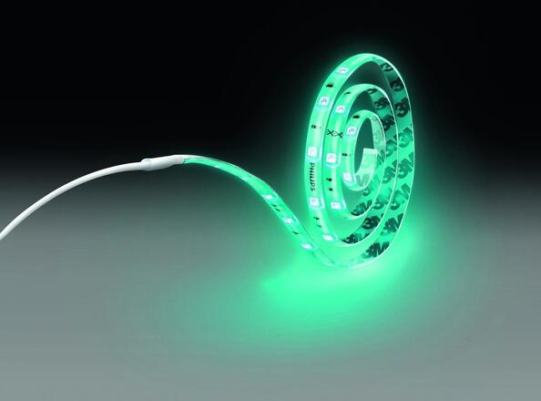 Philips 70102/31/P6 Lightstrip LED pásek 5m 1x17W 450lm RGB krokové stmívání + ovladač IP20, transparentní
