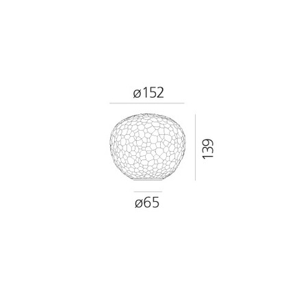 Artemide stolní svítidlo Meteorite 15 E14 5W 220-240V