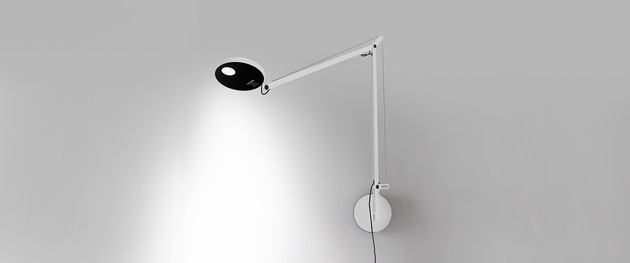 Artemide stolní/nástěnná/stojací LED lampa Demetra 8 W 220-240 V 3000K stmívatelné černá bez podstavce
