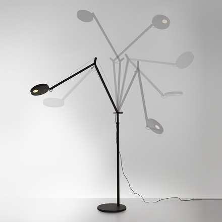 Artemide stolní/nástěnná/stojací LED lampa Demetra 8 W 2700K stmívatelná antracitová bez podstavce